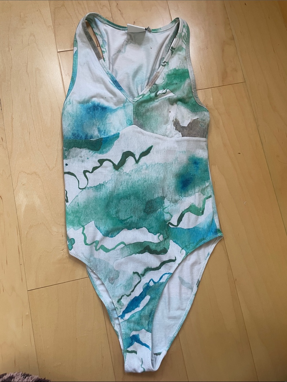 Richer Poorer Marbled Bodysuit